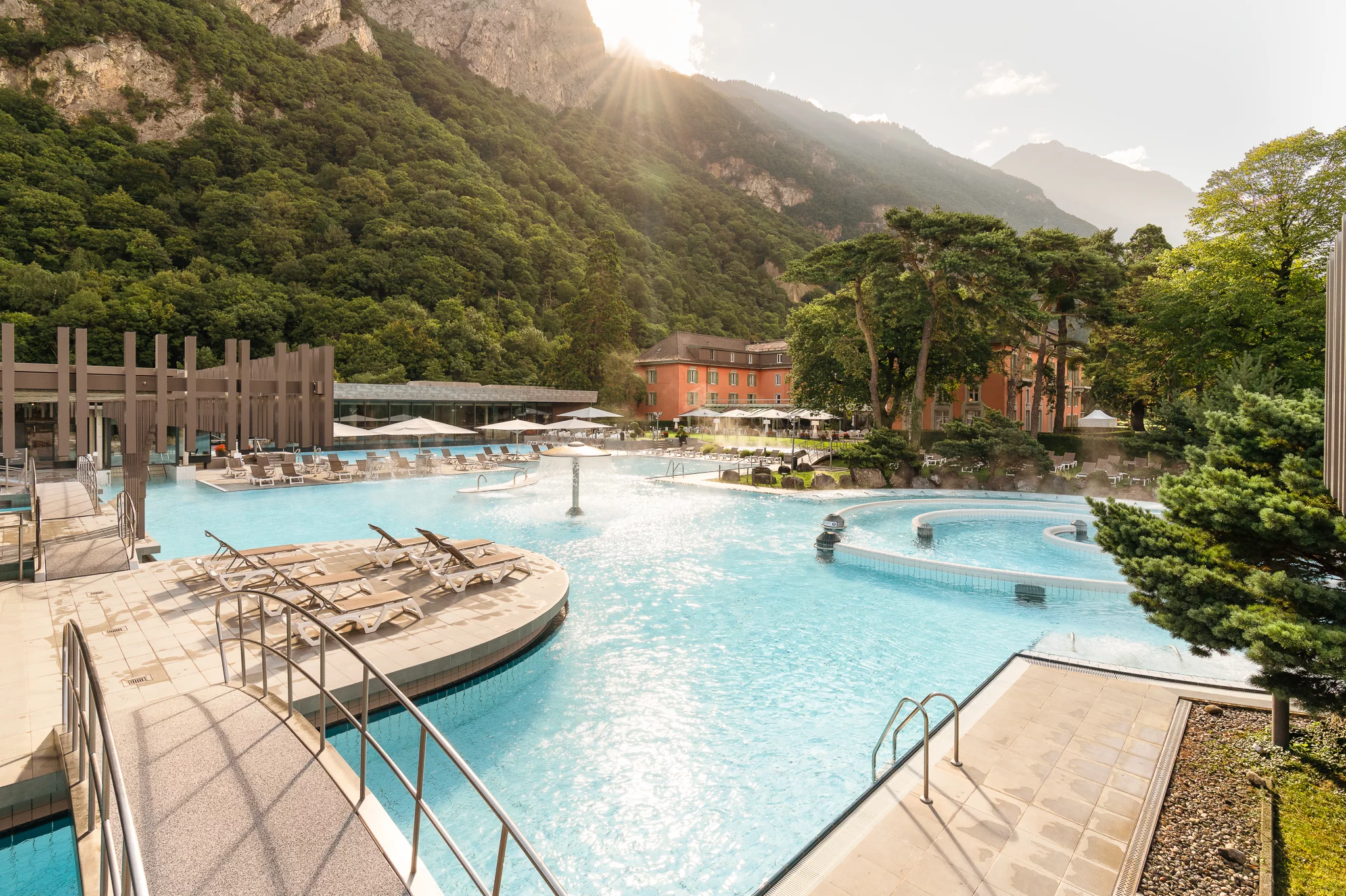 Bassins thermaux des Bains de Lavey (Lavey-les-Bains, Vaud)