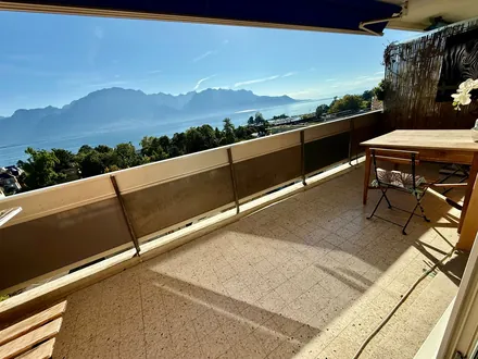 Grand studio 46m², magnificent lake view — 1 to 3 persons, Clarens — photo 4