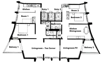 Superb 4.5-room apartment, central Montreux, lake-facing — 2 to 5 persons — photo 11