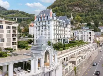 Le National — luxury apartment steps from Lake Geneva, Montreux — photo 2