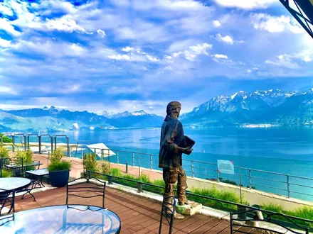 Privileged apartment with private Spa — 3.5 rooms, lake-facing balcony, Montreux — photo 21